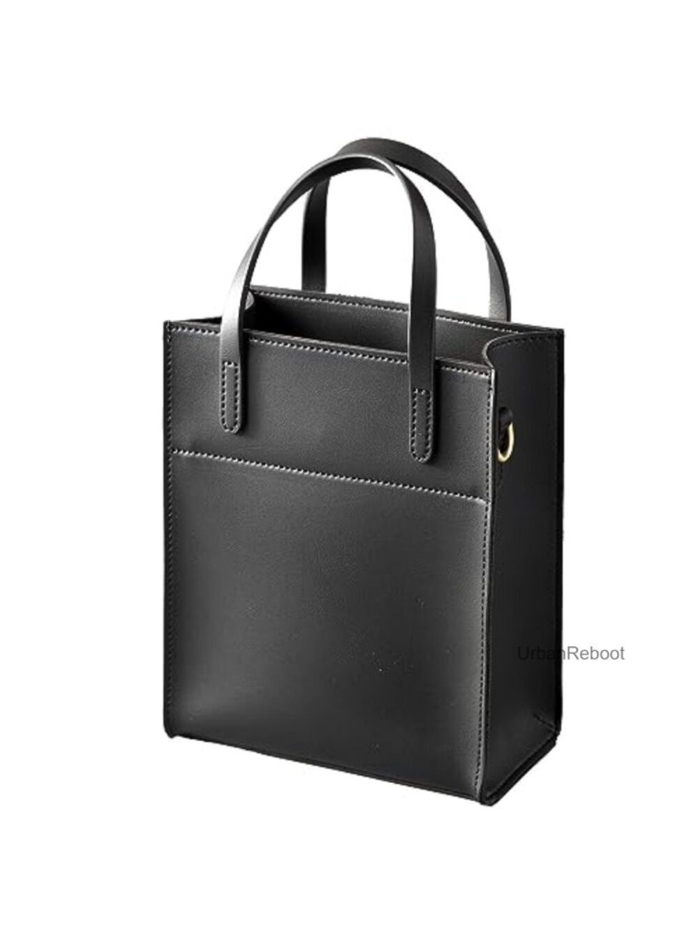 Vegan Leather Mini Tote Bag Satchel Crossbody Shoulder Purse for Women